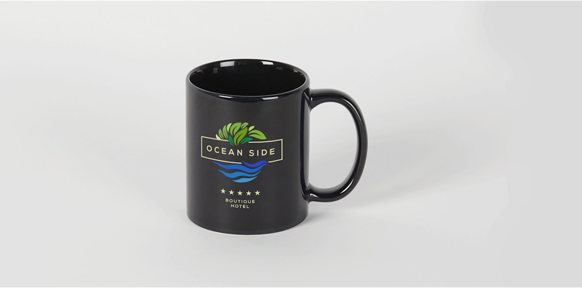 Black mug discount